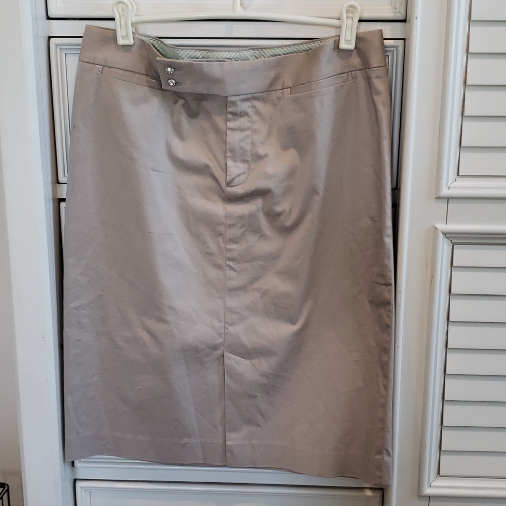 Straight pencil skirt